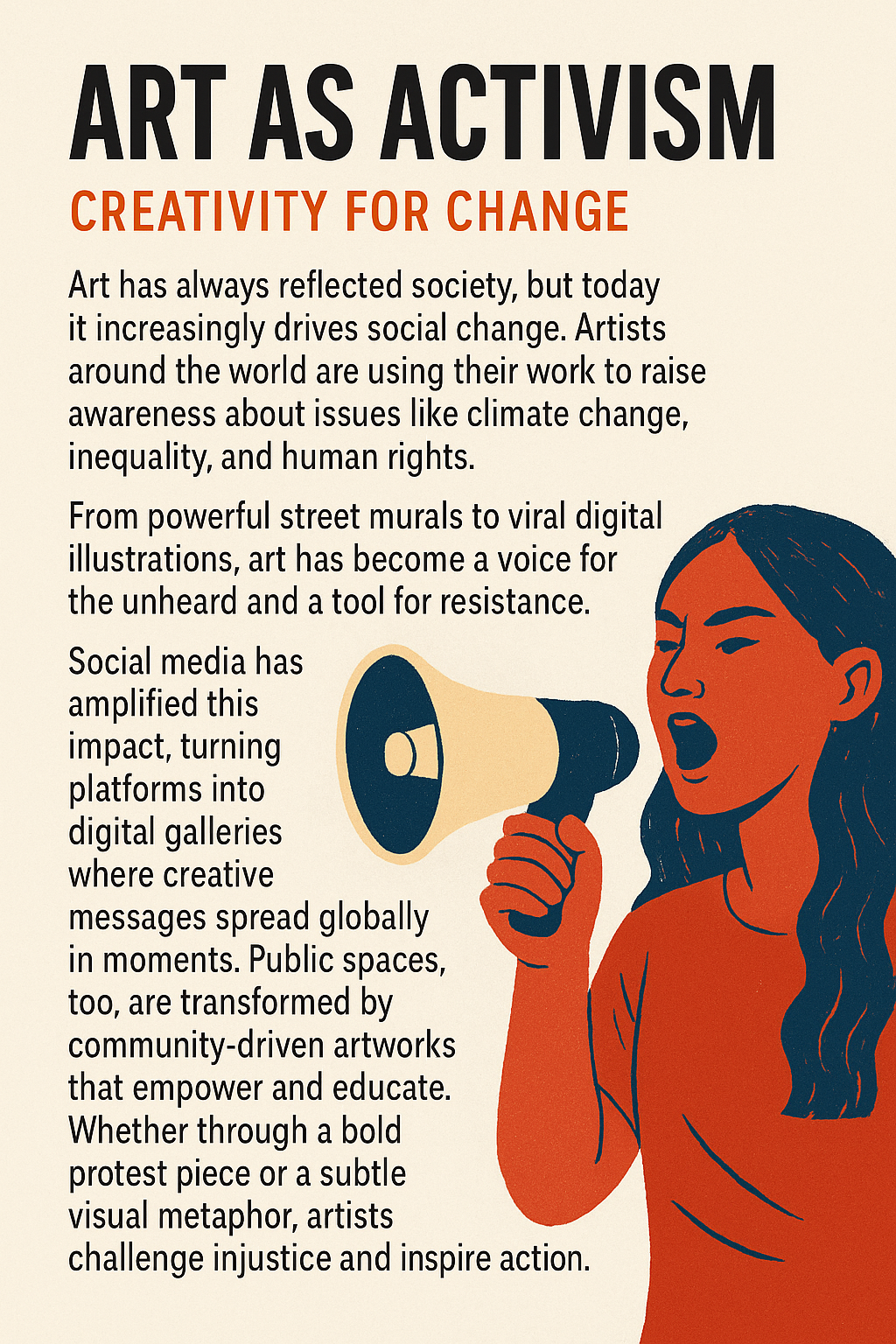 Art as Activism: Creativity for Change