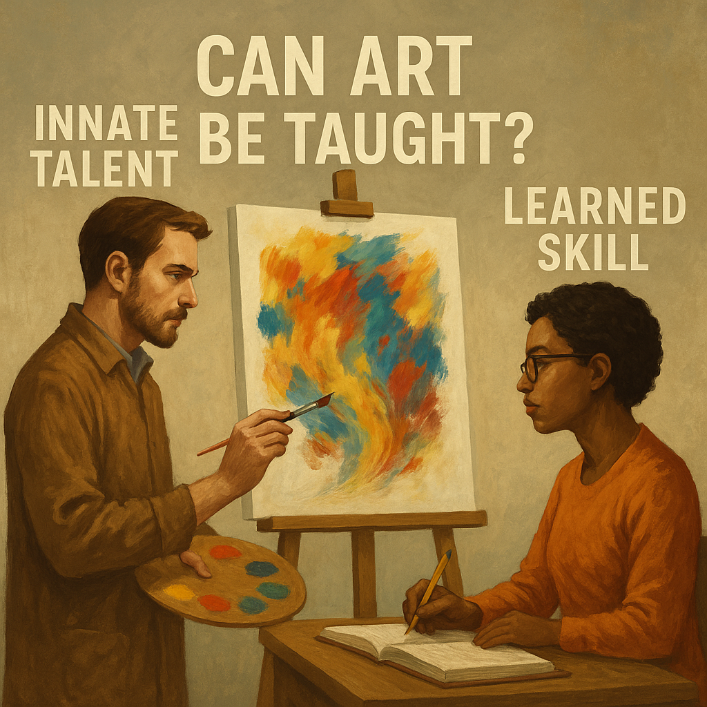 Can Art Be Taught? The Debate Between Innate Talent and Learned Skill