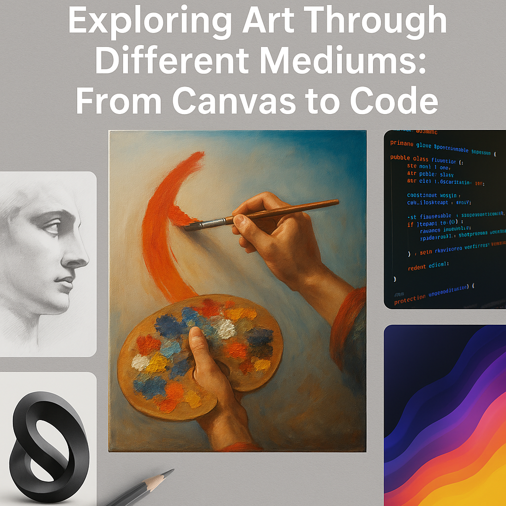 Exploring Art Through Different Mediums: From Canvas to Code