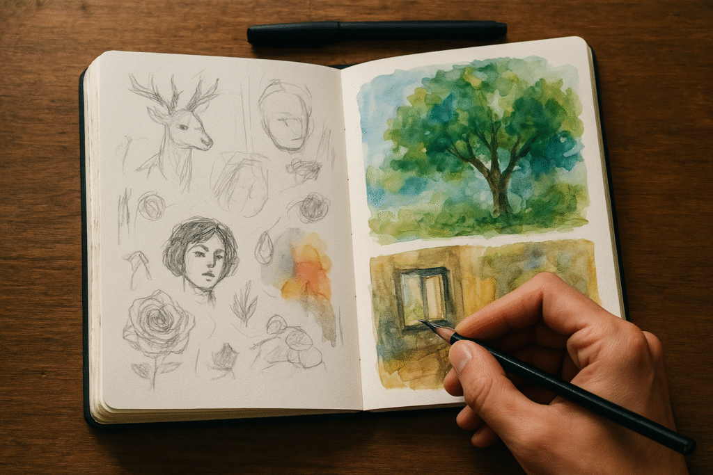 The Hidden Stories Behind an Artist’s Sketchbook