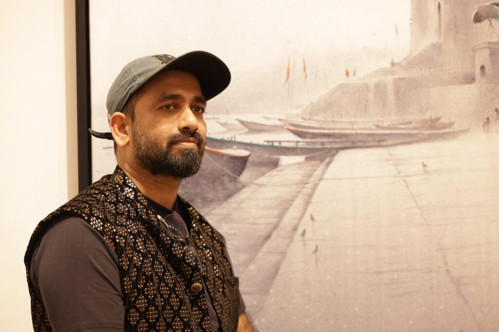 Where the River Pauses: The Paintings of Nilesh Bharti